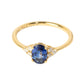 Dijamantni prsten sa safirom 0,98 ct.