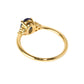 Dijamantni prsten sa safirom 0,98 ct.