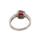 Dijamantni prsten s rubinom 0,68 ct