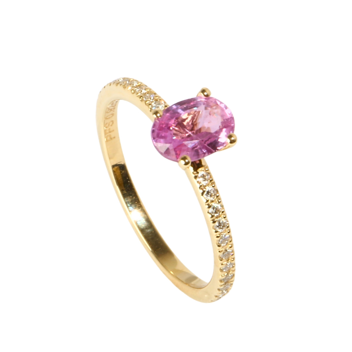 Dijamantni prsten sa safirom 0,67 ct