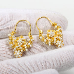 Zlatne naušnice splitske s biserima