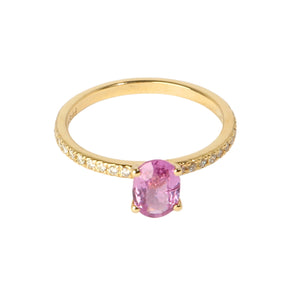 Dijamantni prsten sa safirom 0,67 ct