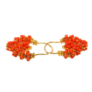 Zlatne naušnice splitske s koraljima