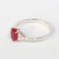 Dijamantni prsten s rubinom 0,97 ct.