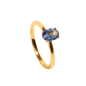 Zlatni prsten sa safirom 0.86 ct.