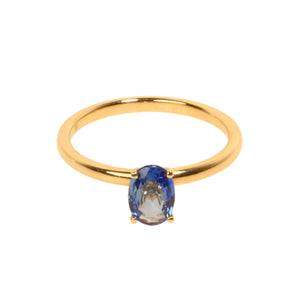 Zlatni prsten sa safirom 0.86 ct.