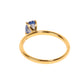 Zlatni prsten sa safirom 0.86 ct.