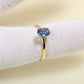 Zlatni prsten sa safirom 0.86 ct.
