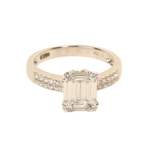 Dijamantni prsten 0,73 ct