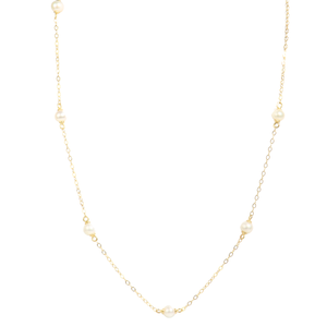 Zlatni lanac s biserima