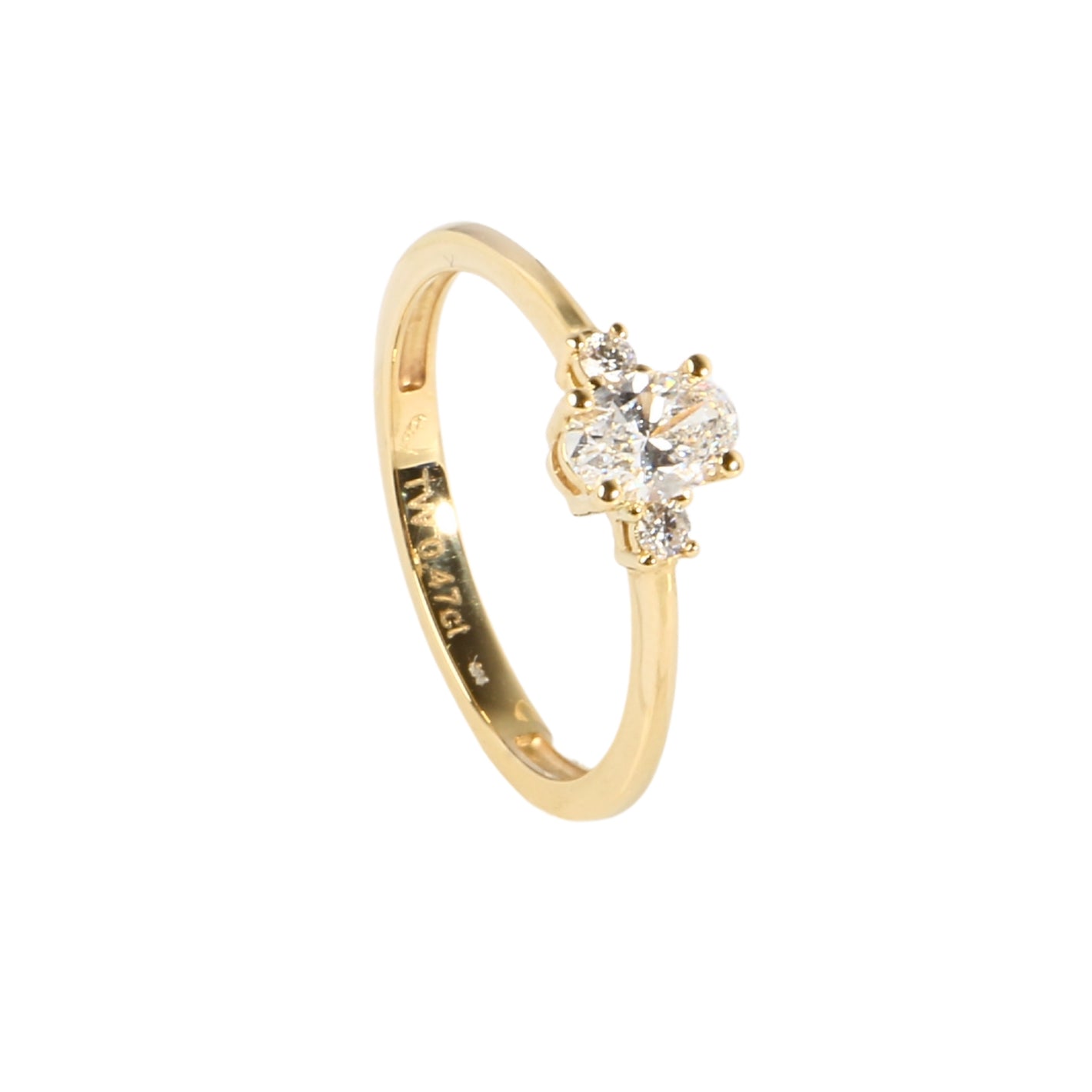 Dijamantni prsten 0,46 ct