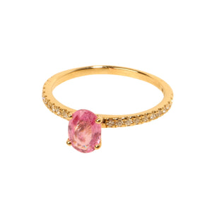 Dijamantni prsten sa safirom 0,84 ct