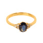 Dijamantni prsten sa safirom 0,82 ct