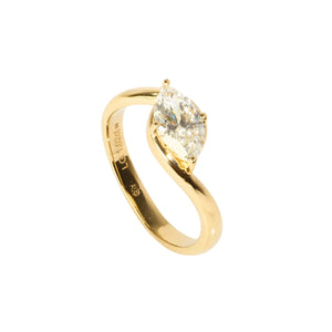Dijamantni prsten 1,02 ct.